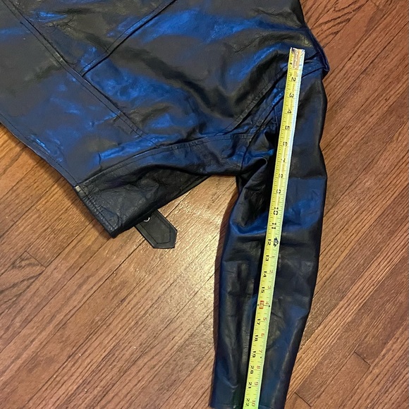 Vintage Leather biker moto jacket FABULOUS - Picture 5 of 13